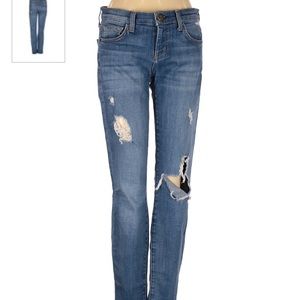Current/Elliot skinny ripped jeans